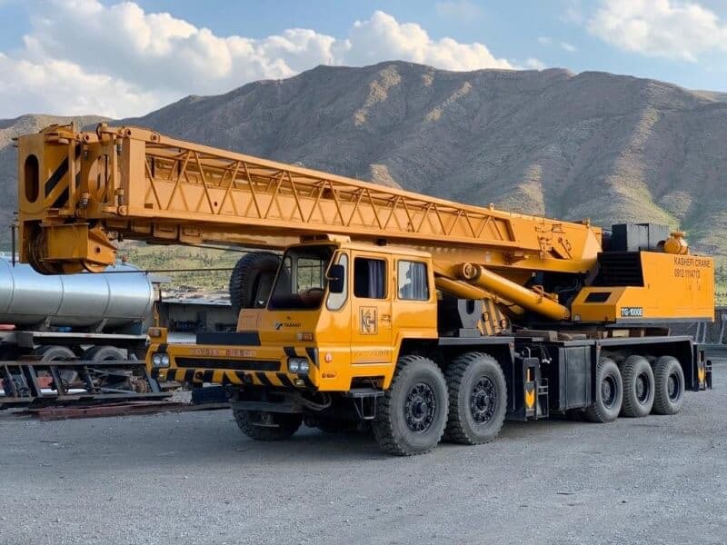 قیمت کرایه جرثقیل 120 تن