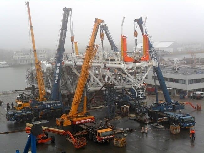 اجاره جرثقیل تلسکوپی